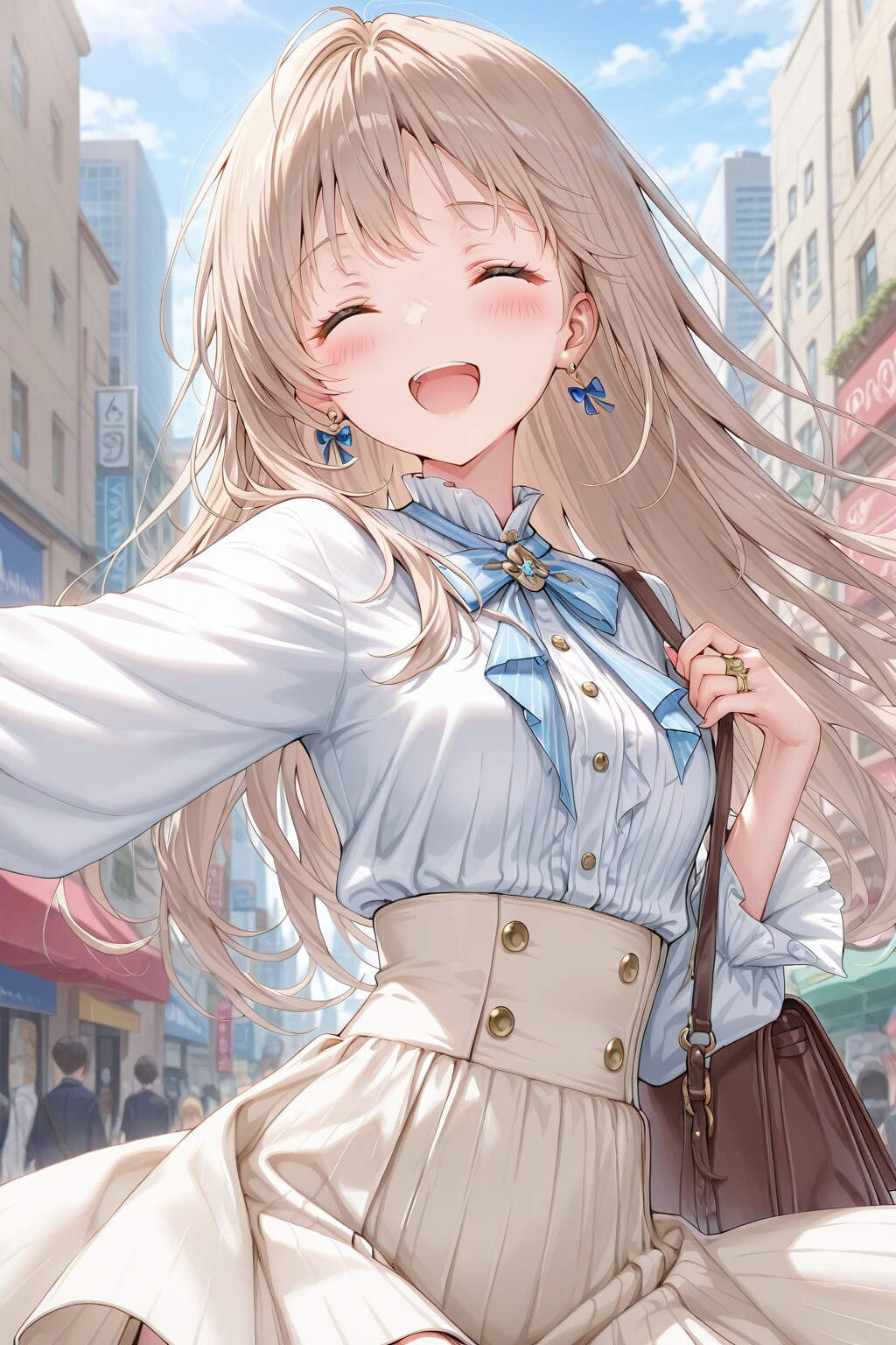 ブロンドちゃんの笑顔