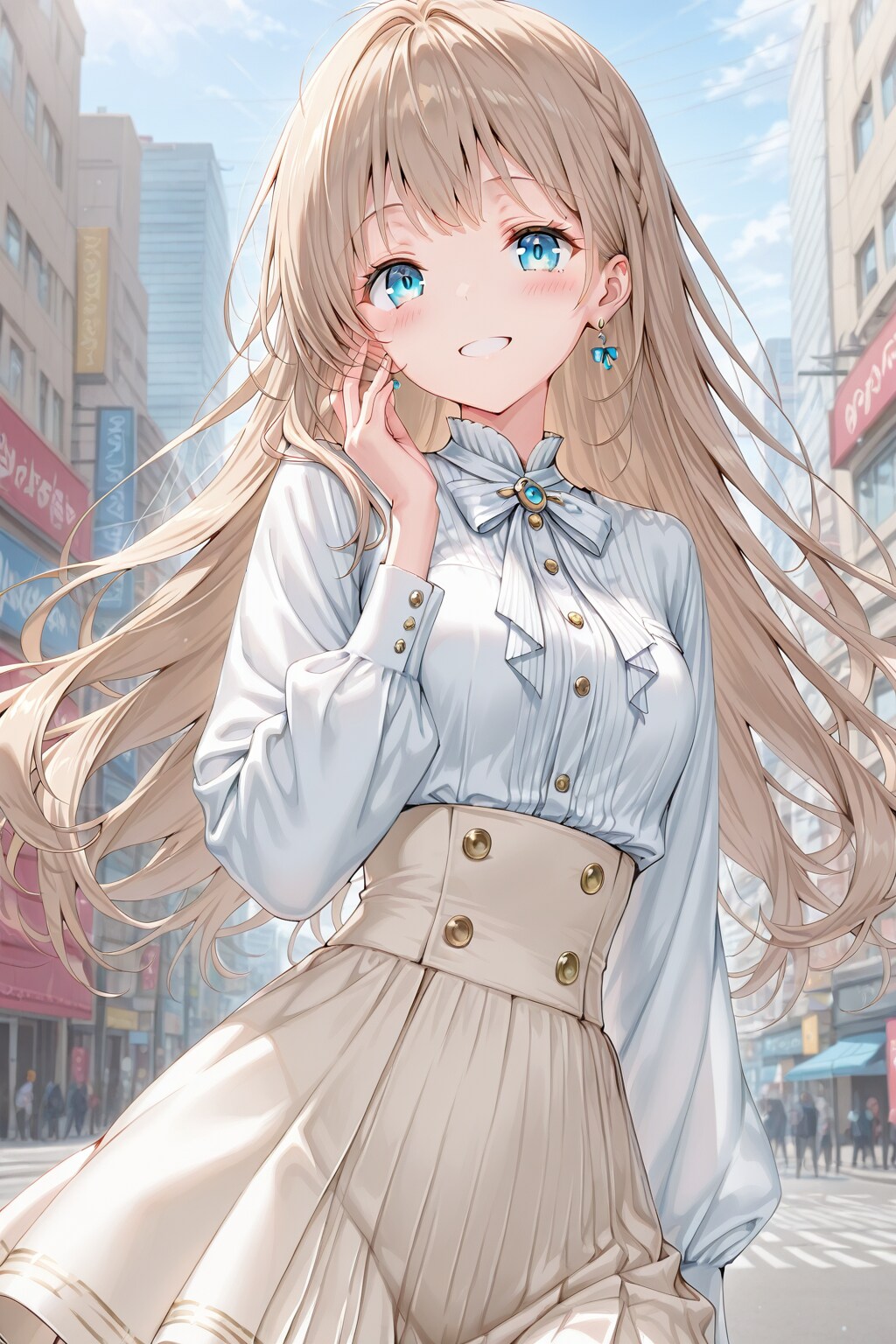 ブロンドちゃんの笑顔