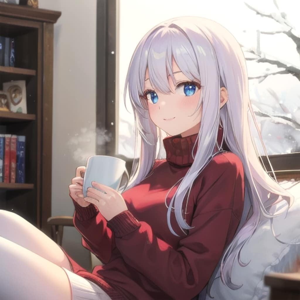 窓の向こうに冬