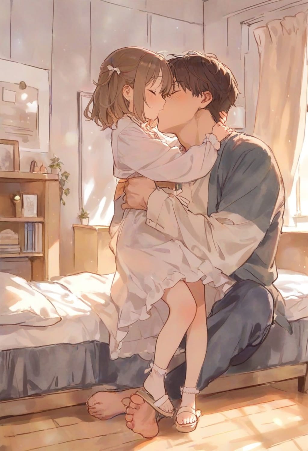 kiss(水彩タッチ)