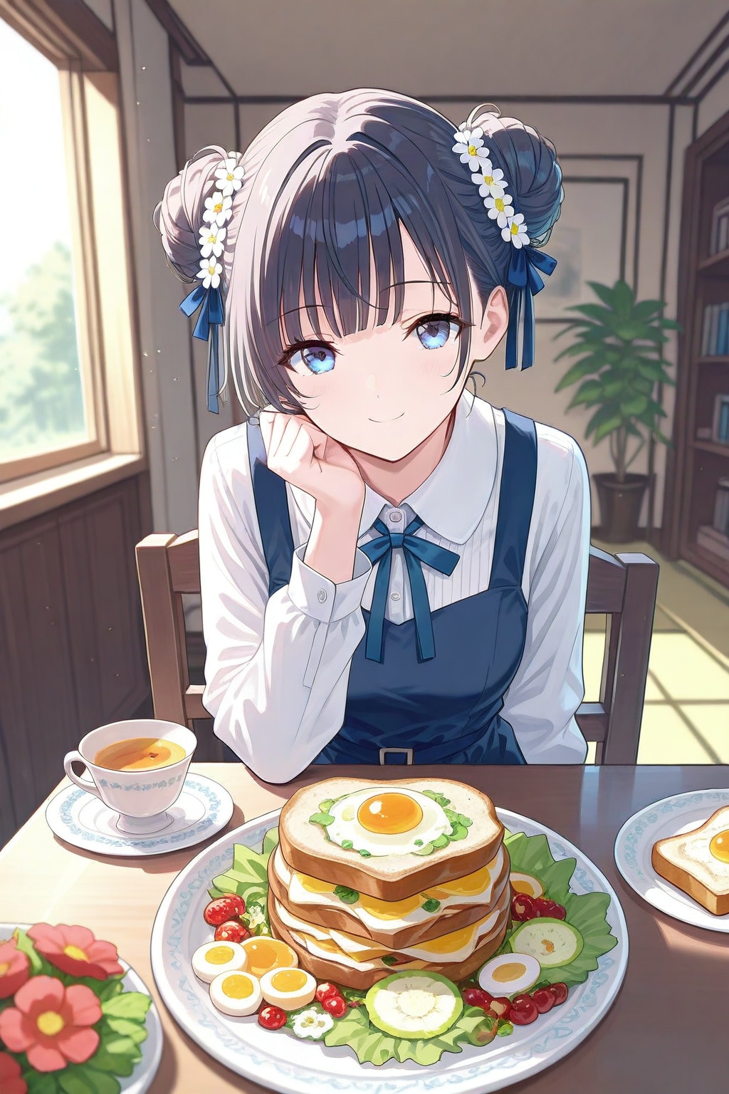 UNICORN版 おだんごちゃん🍡✨と朝ごはん🍚✨ | の人気AIイラスト・グラビア
