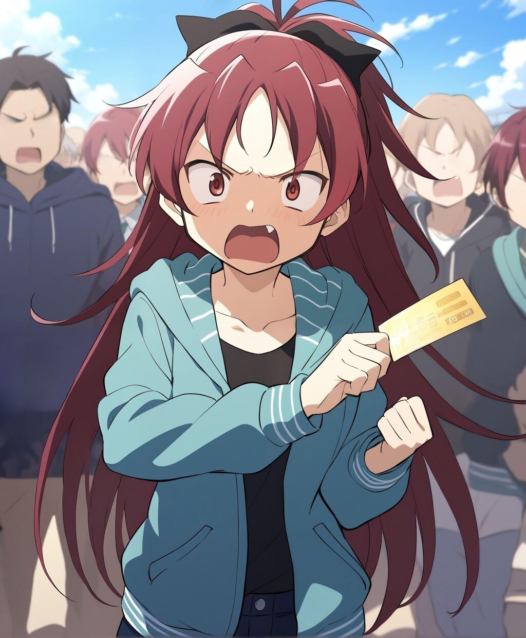 競馬に熱くなる杏子ちゃん