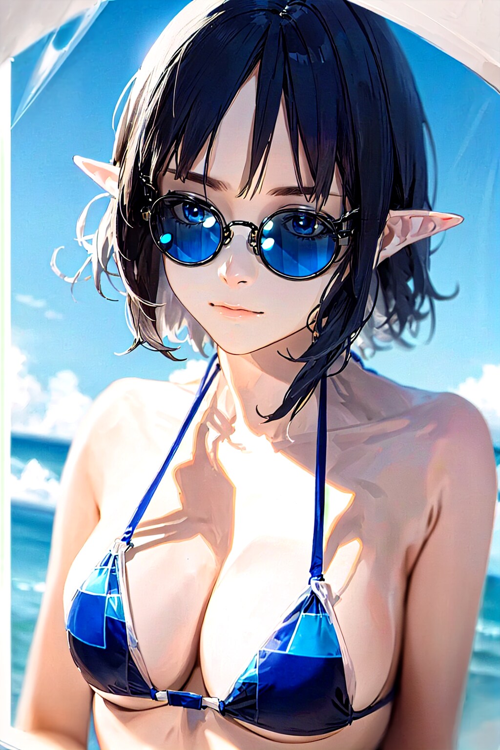 サングラスビキニエルフ姉さん