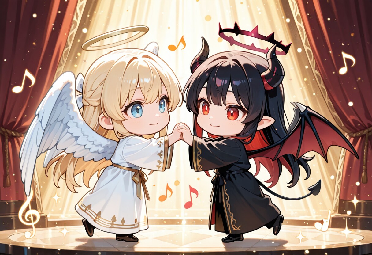 仲良し天使さんと悪魔さん