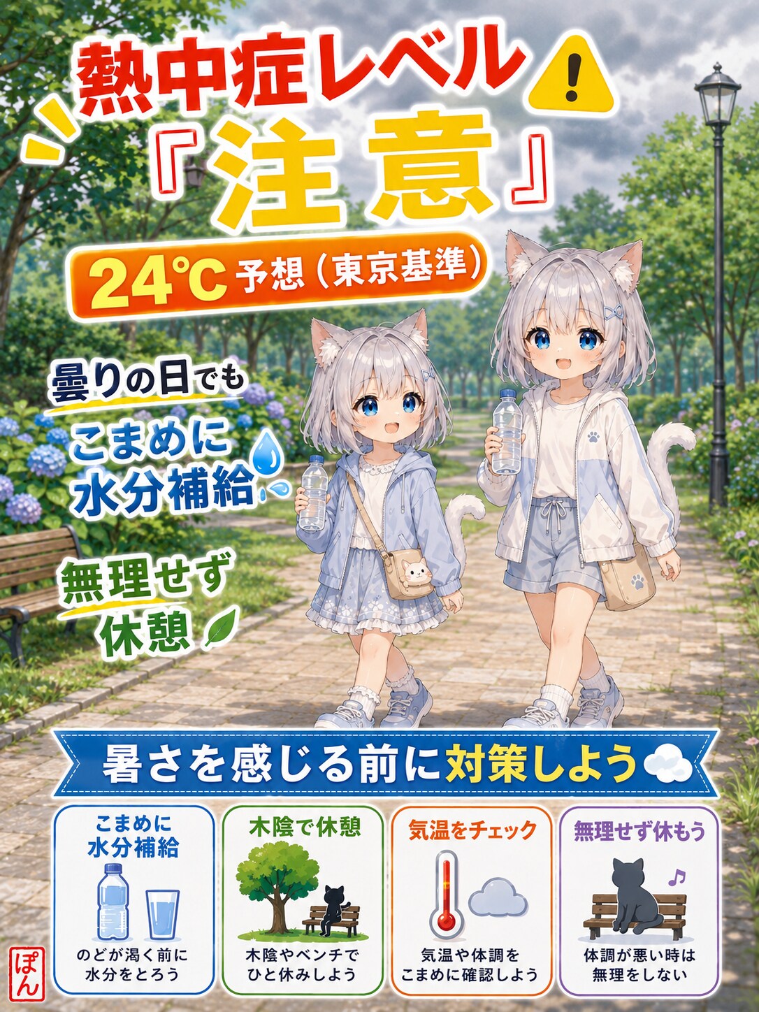 今日は注意です