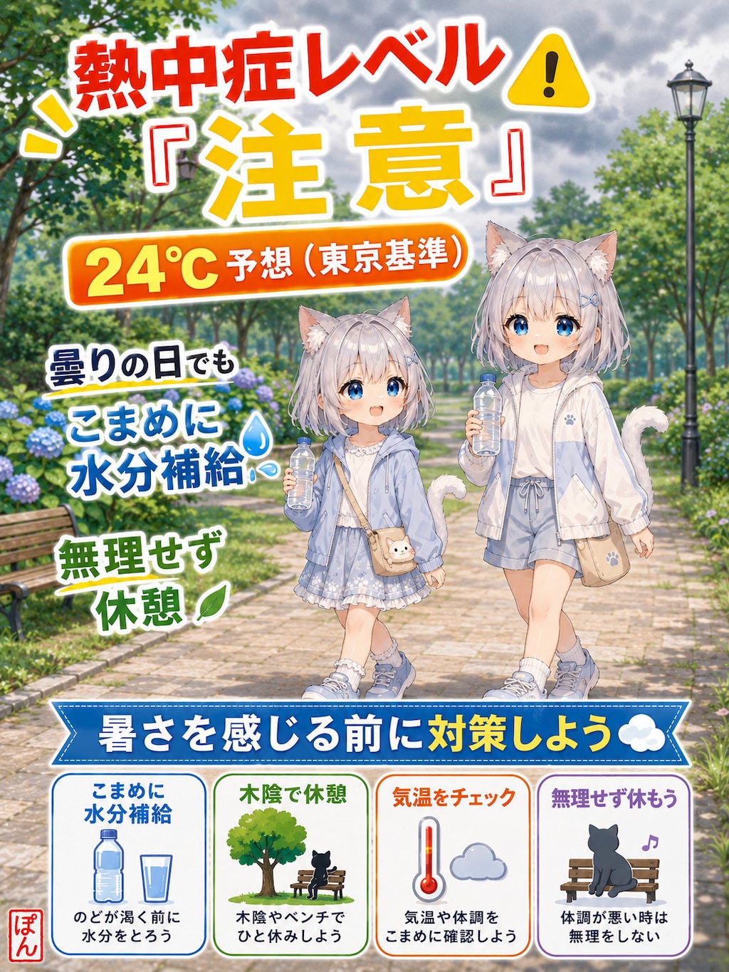 今日は注意です