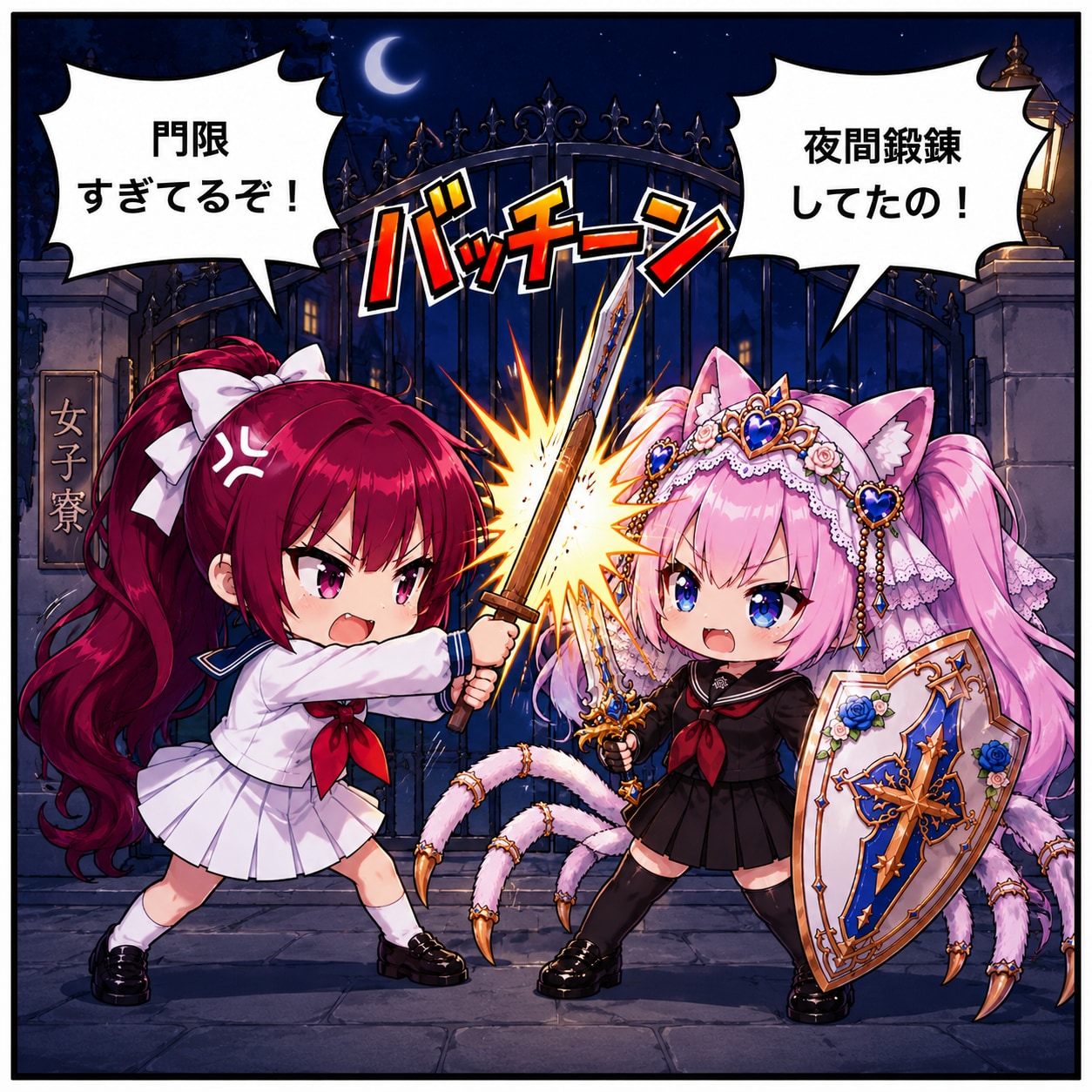 聖薔薇学園編〜武士道な寮監委員長 vs 剣術部の騎士〜