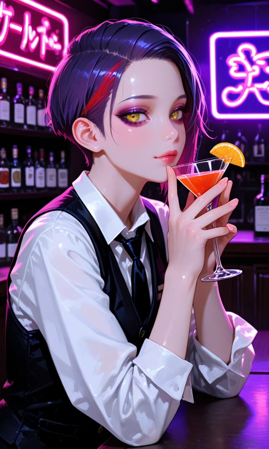 何か飲んでくかい？