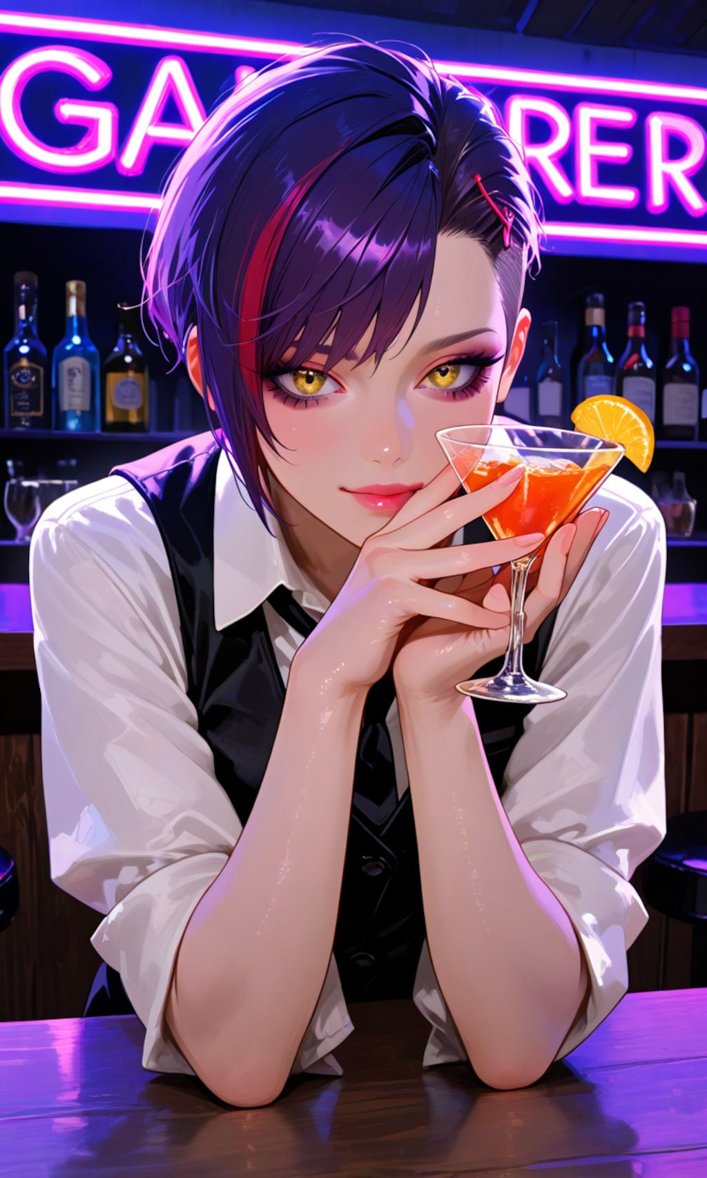 何か飲んでくかい？