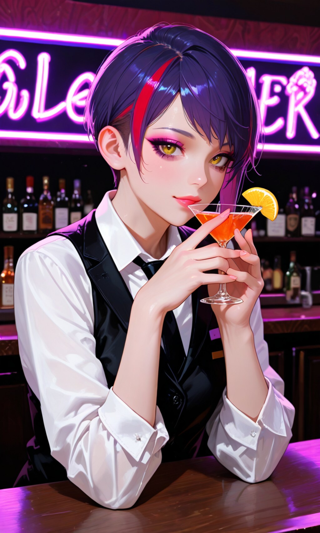 何か飲んでくかい？