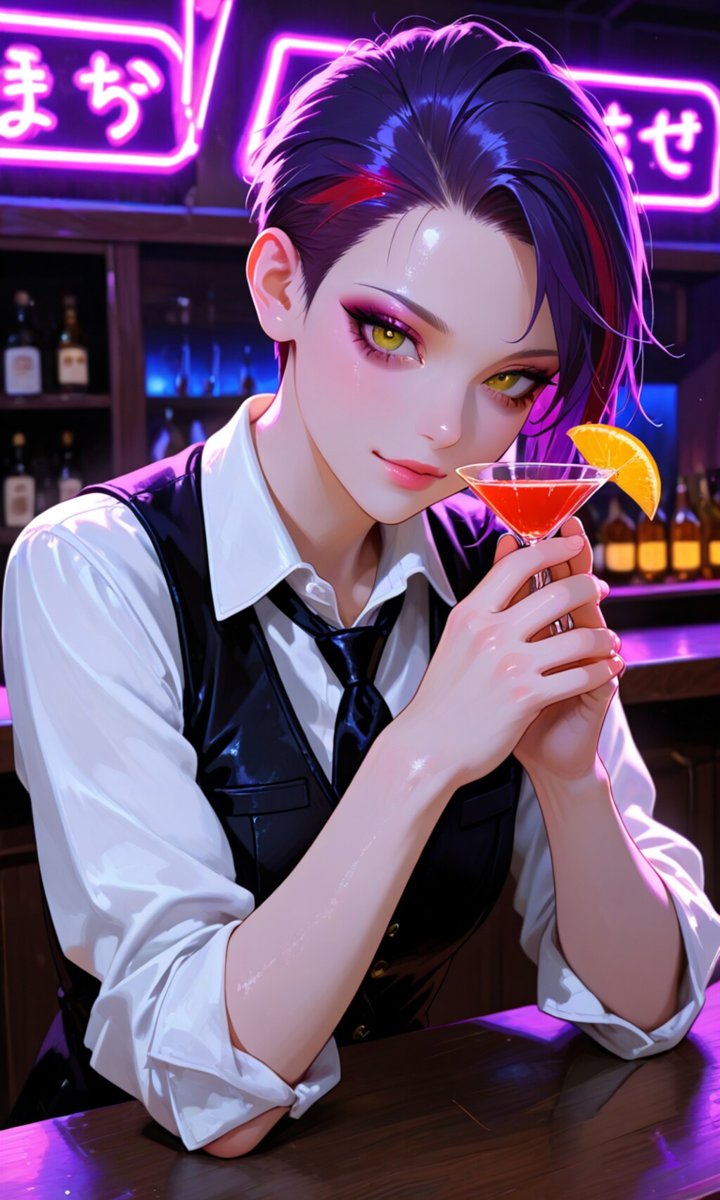 何か飲んでくかい？