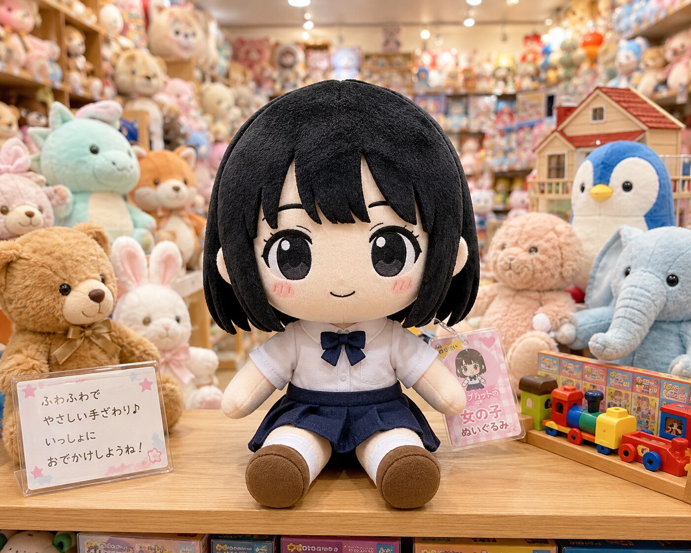 ぬいぐるみの女の子