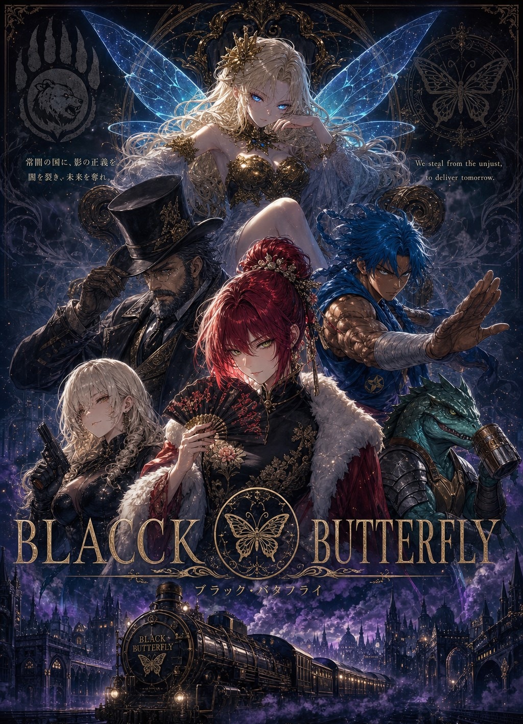 BLACK BUTTERFLY