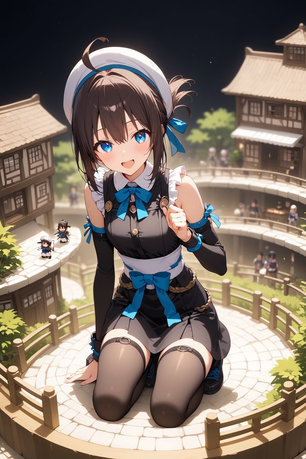 自分が育ててる世界に入ってみた