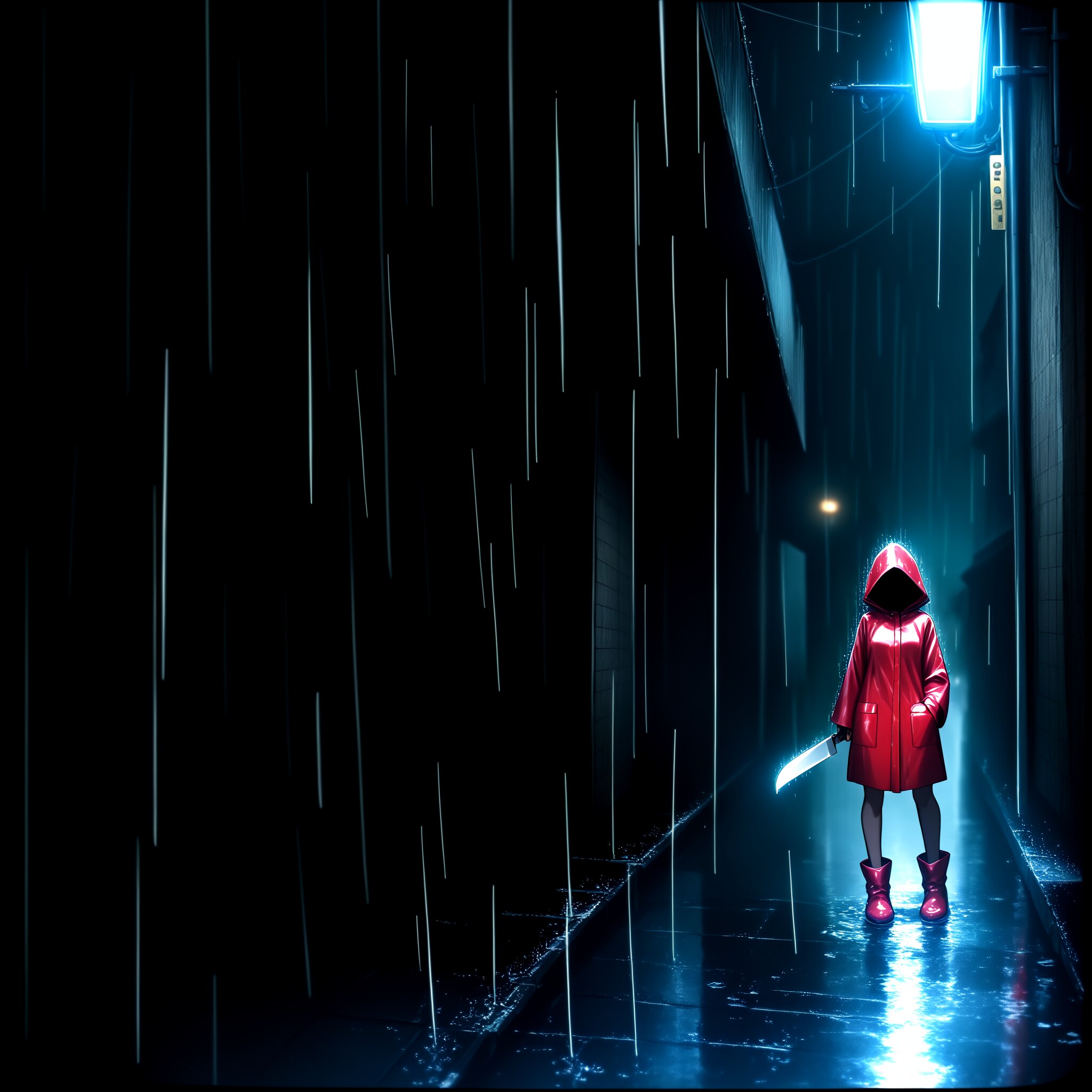 赤いレインコートの女（物理） | の人気AIイラスト・グラビア