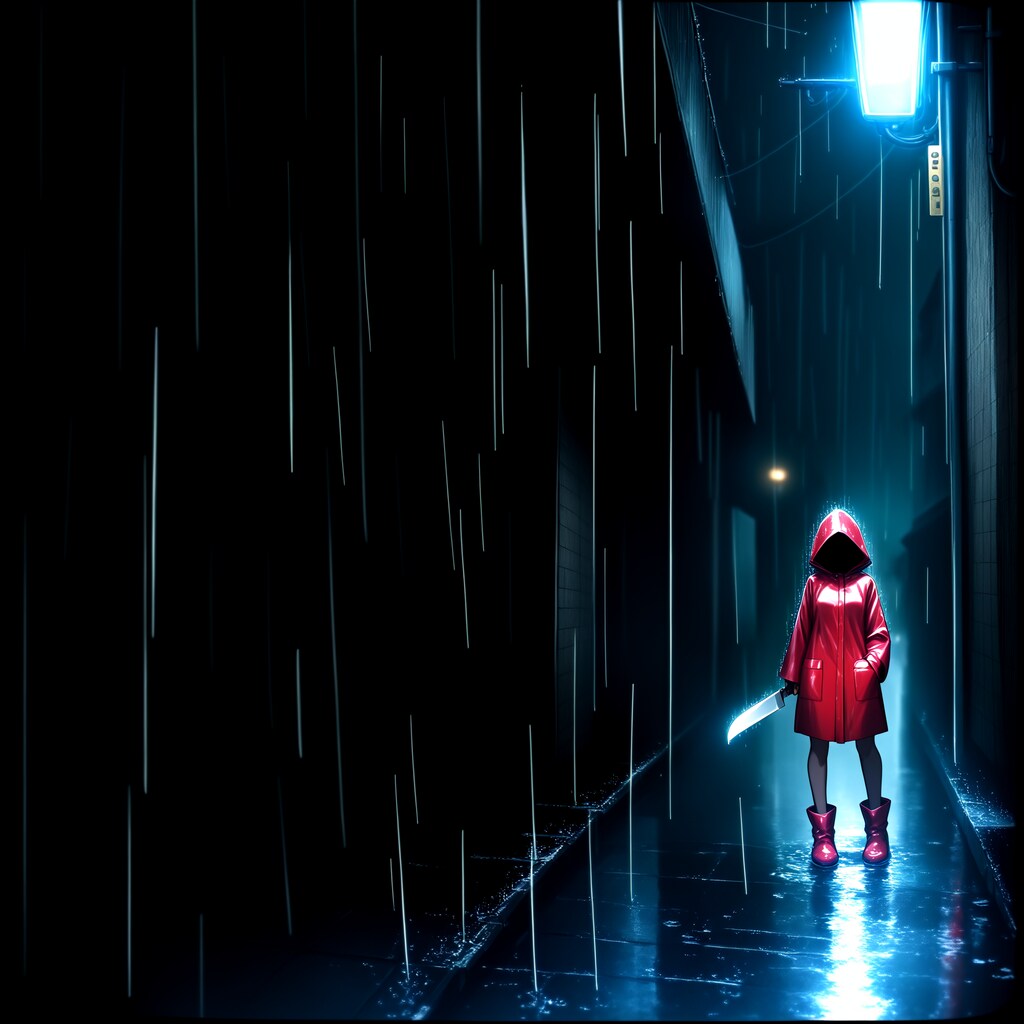 赤いレインコートの女（物理）