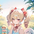 ティータイムの金髪ちゃん 3枚目