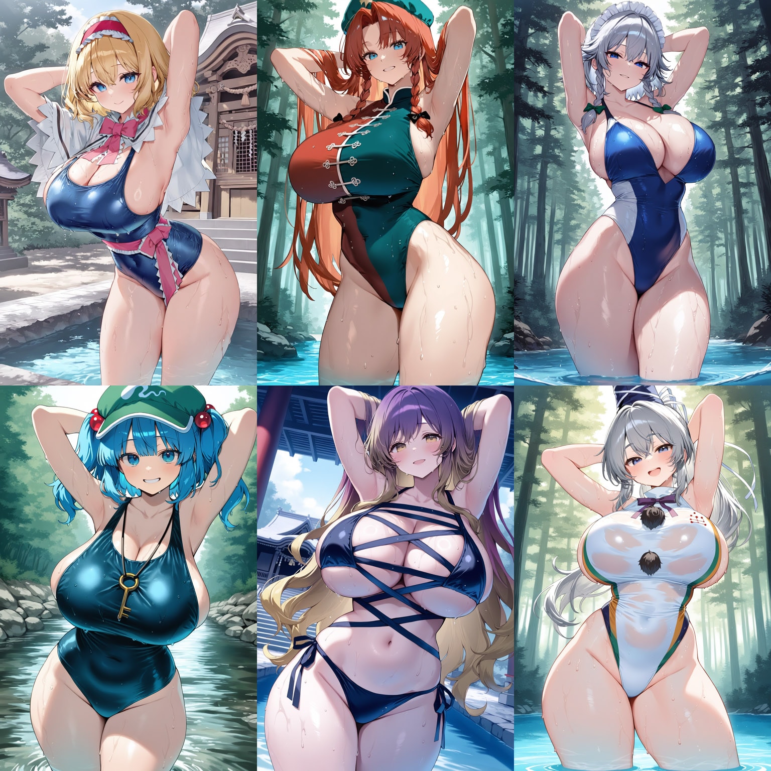 東方水着祭♡