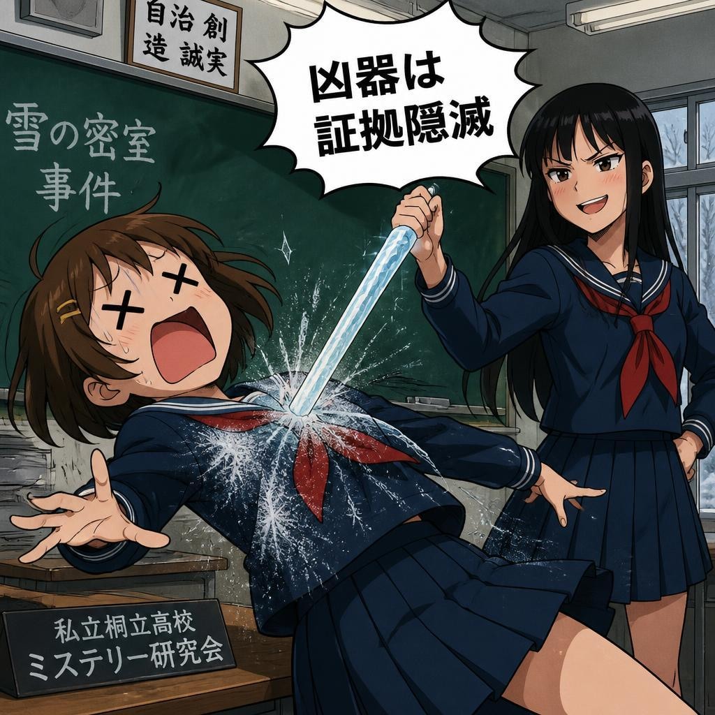凶器は証拠隠滅
