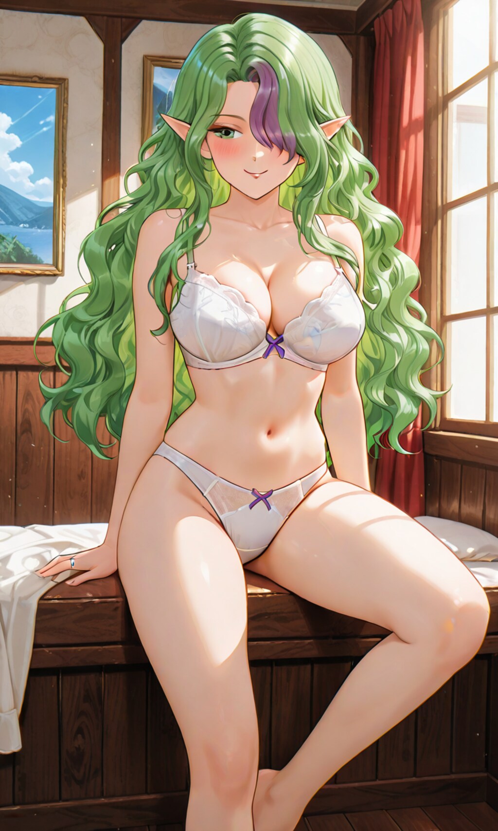 白下着のミザリィさん