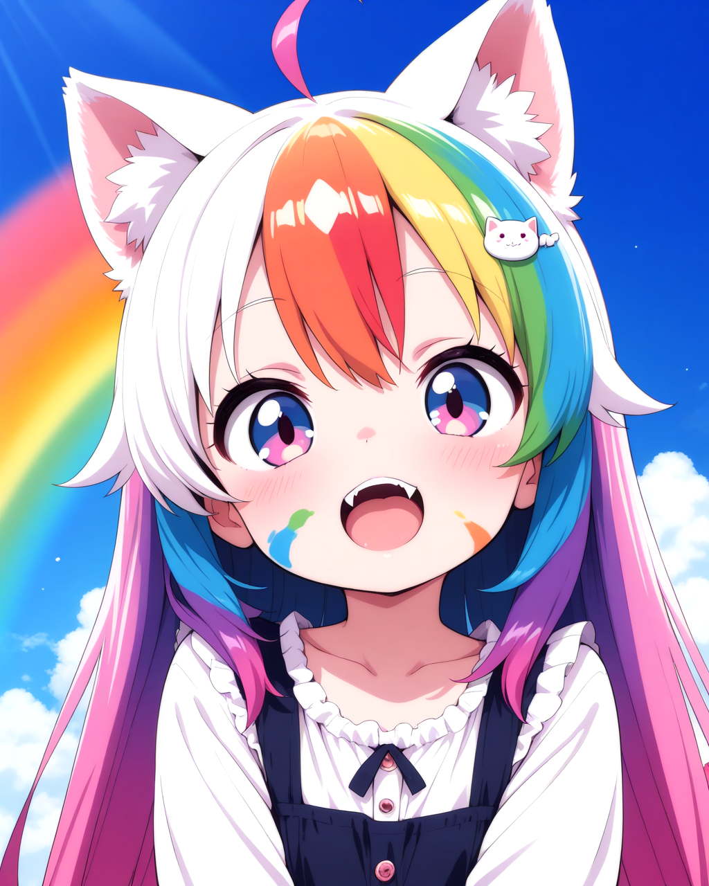 カラフルねこ♡