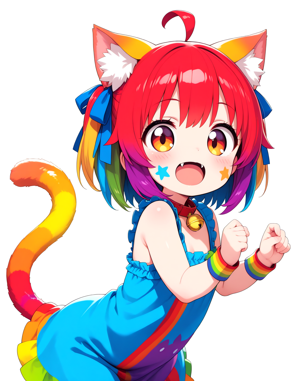 カラフルねこ♡