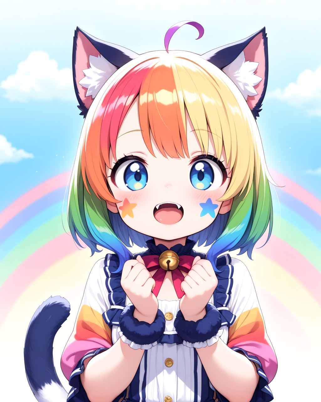 カラフルねこ♡