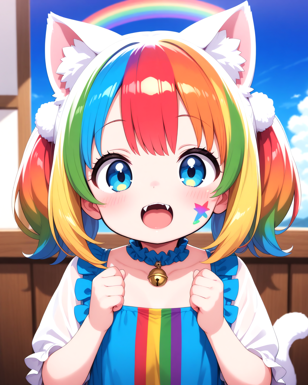 カラフルねこ♡