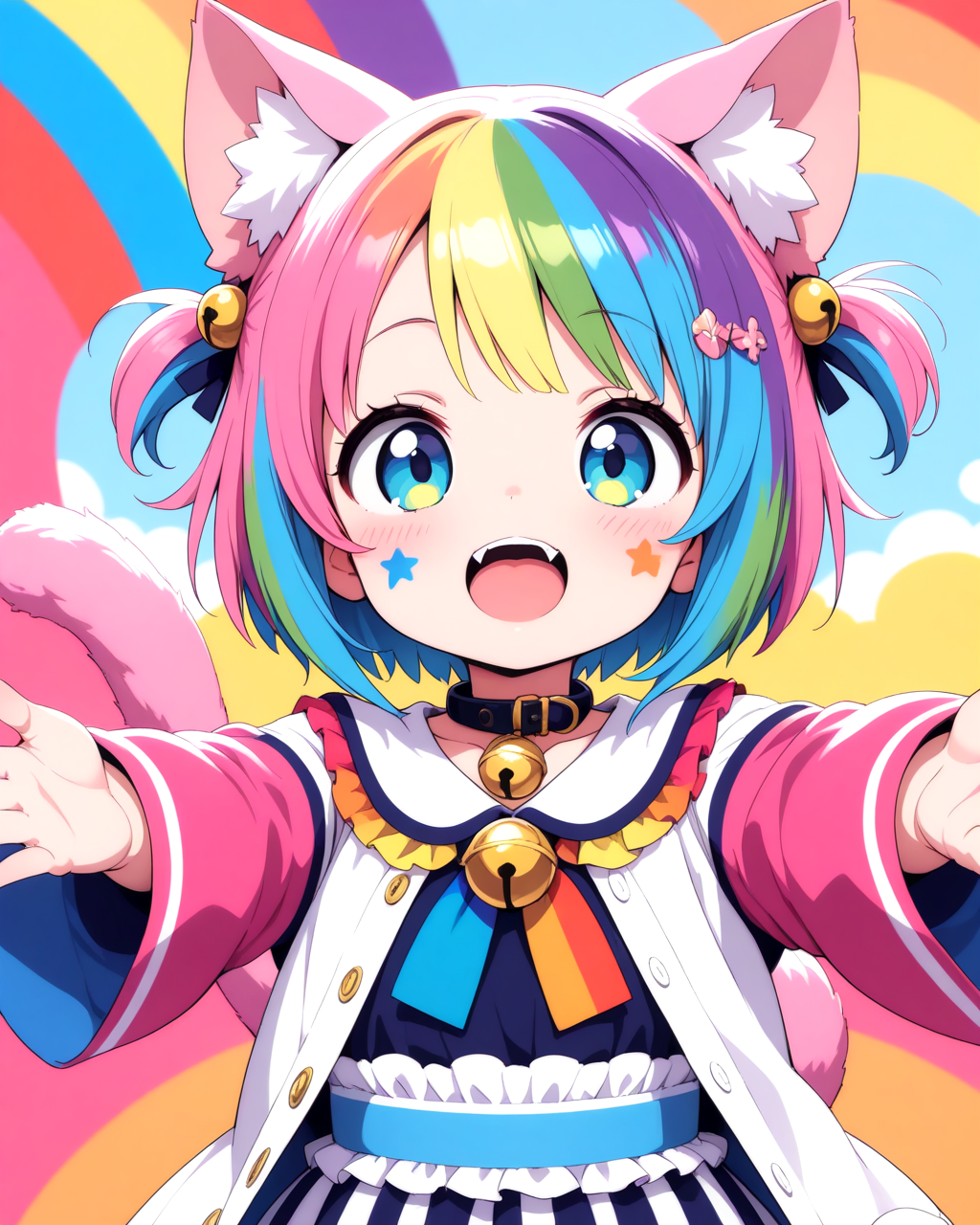 カラフルねこ♡