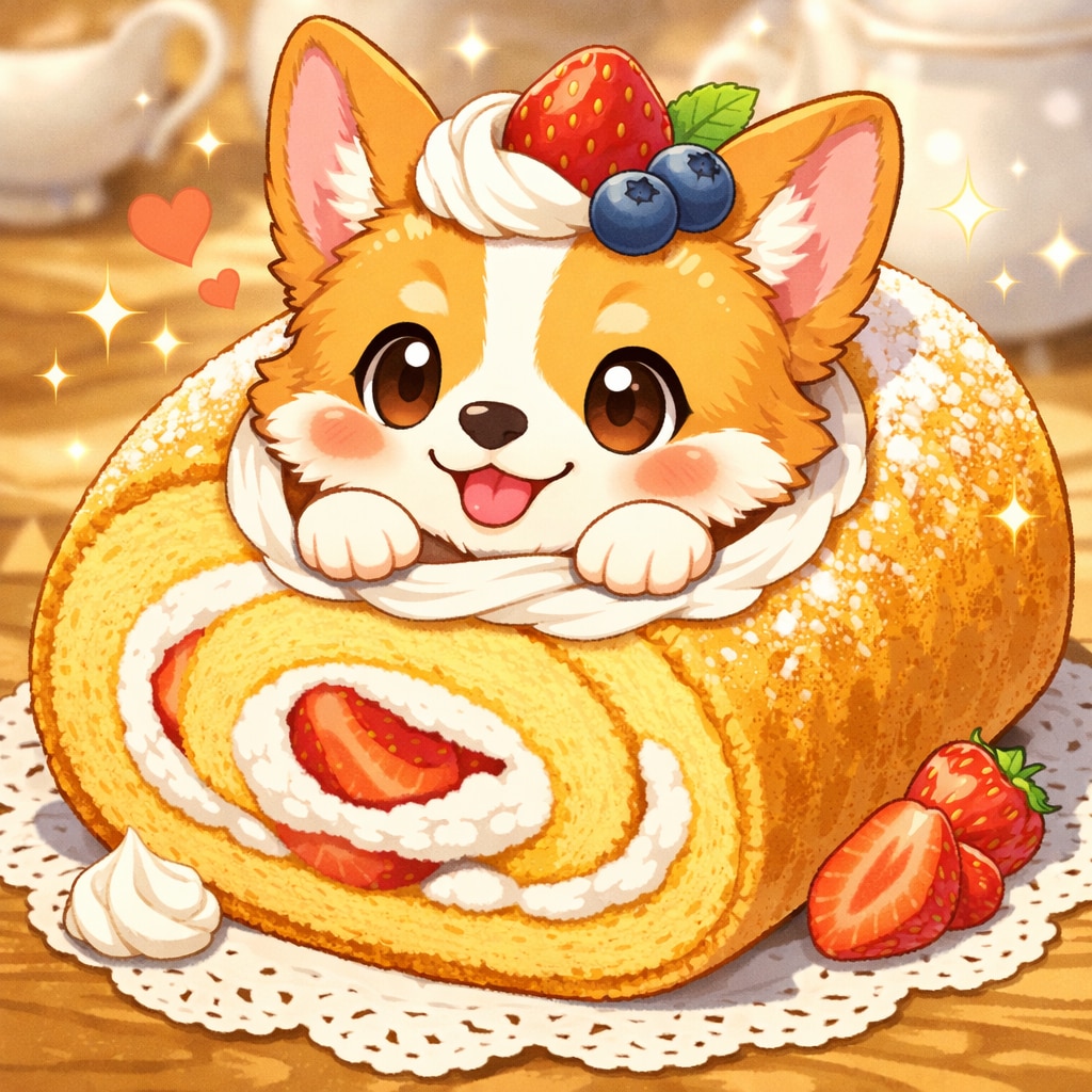 【コギたん】ロールコーギー