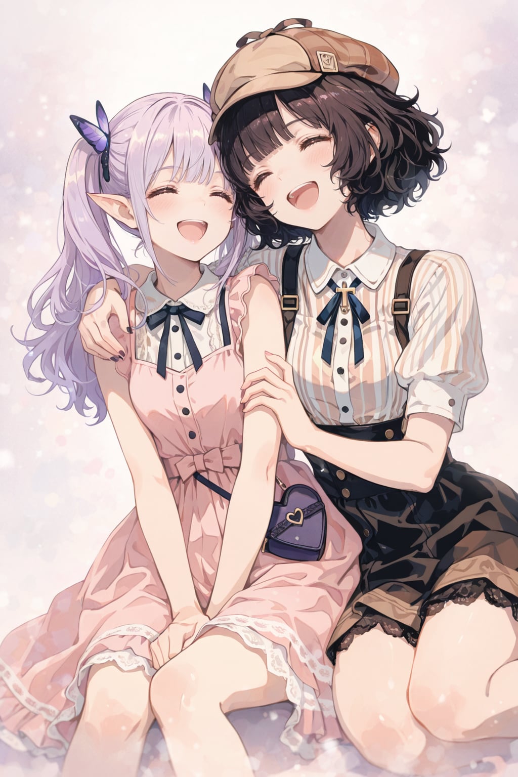 すみれさんとアフワ