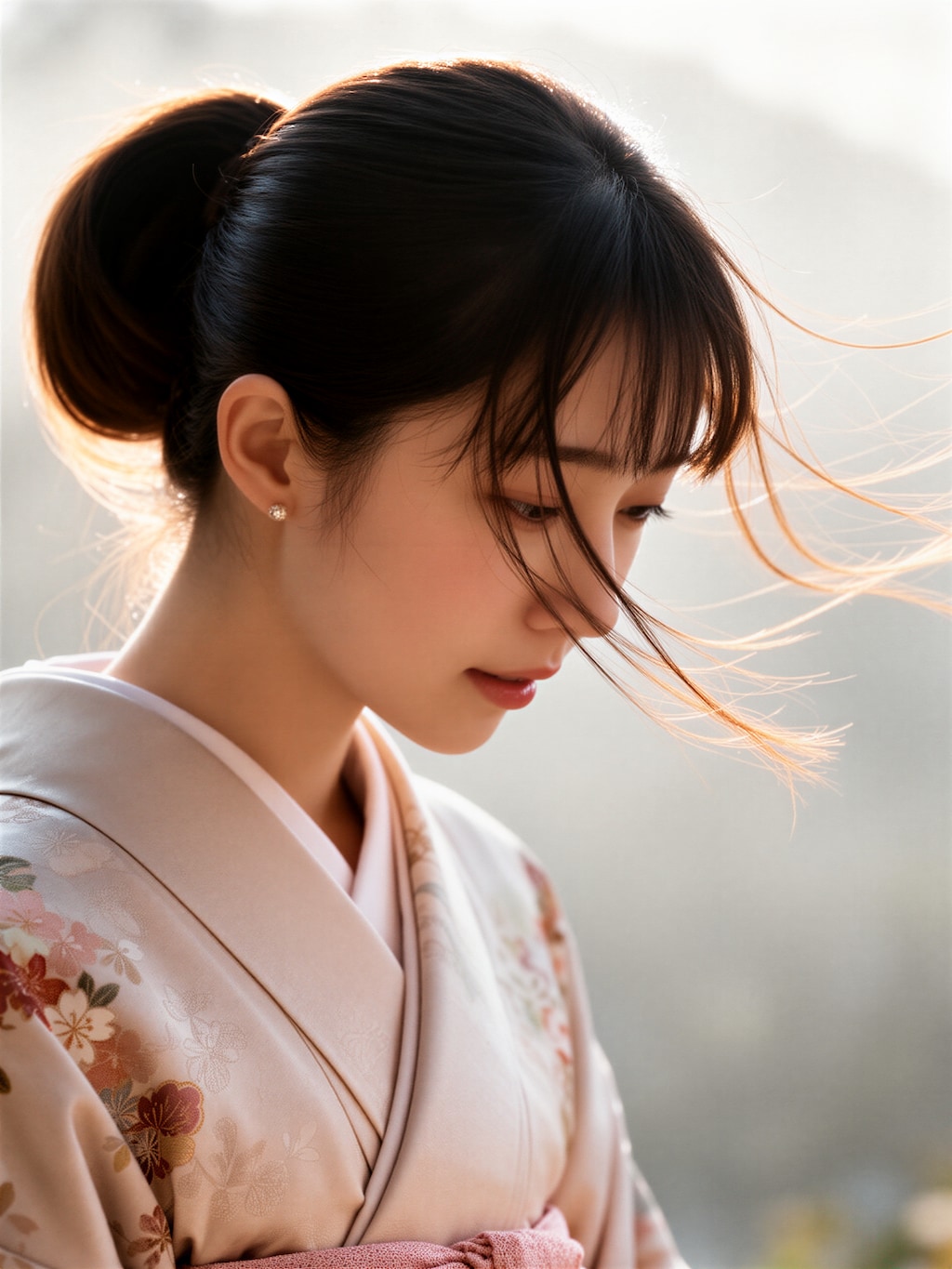 お祈りする女の子