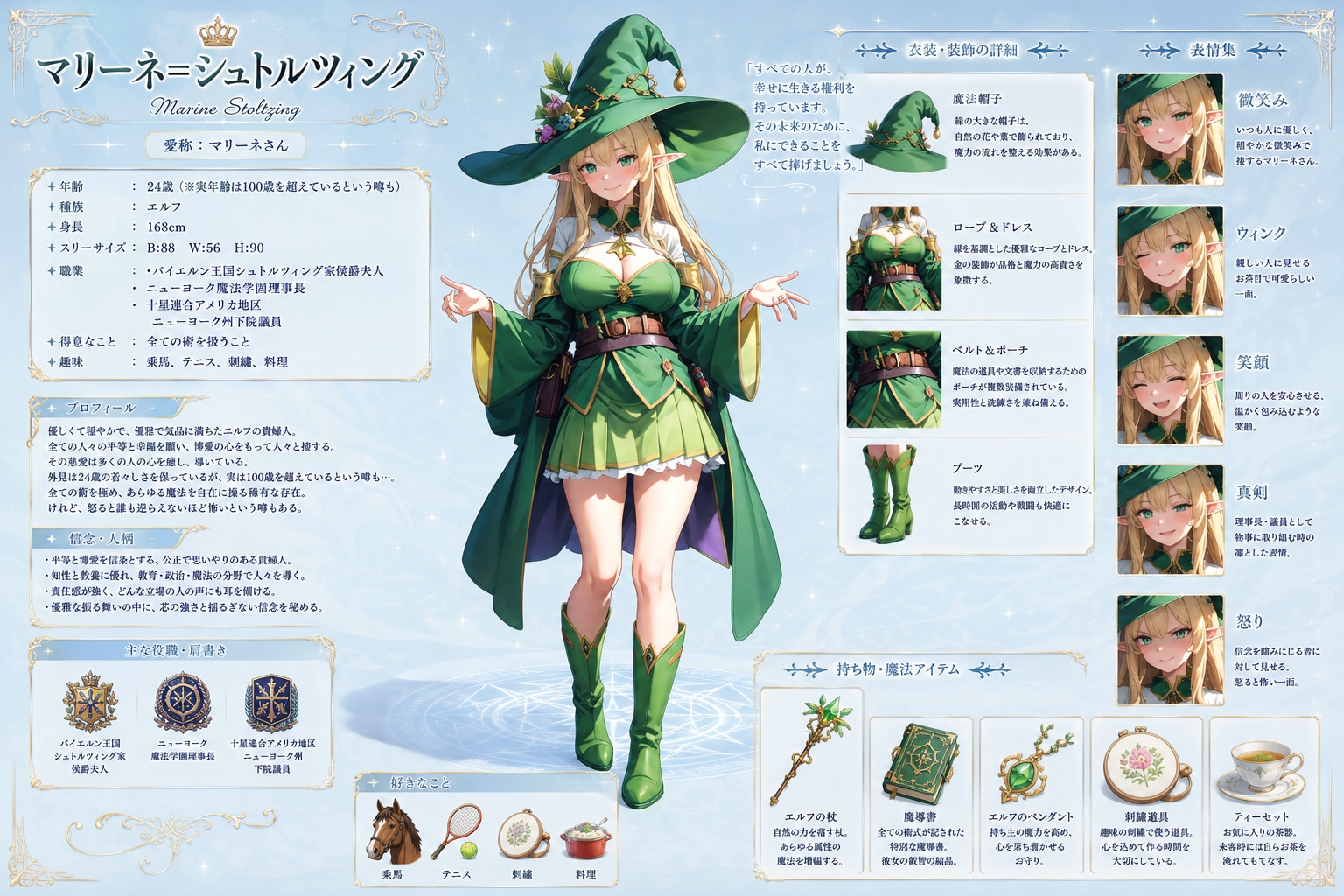 キャラクターシートを作ろう企画作品です