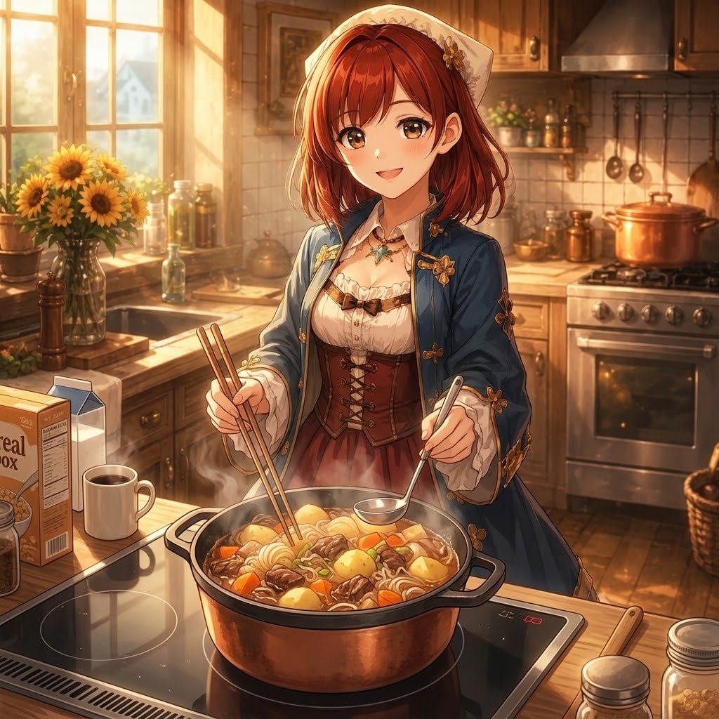 こんばんは♪肉じゃが食べる？