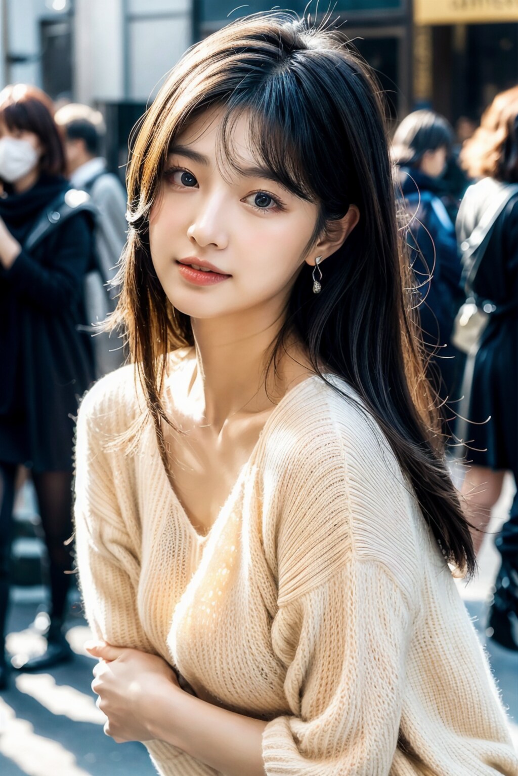 ニット女子２