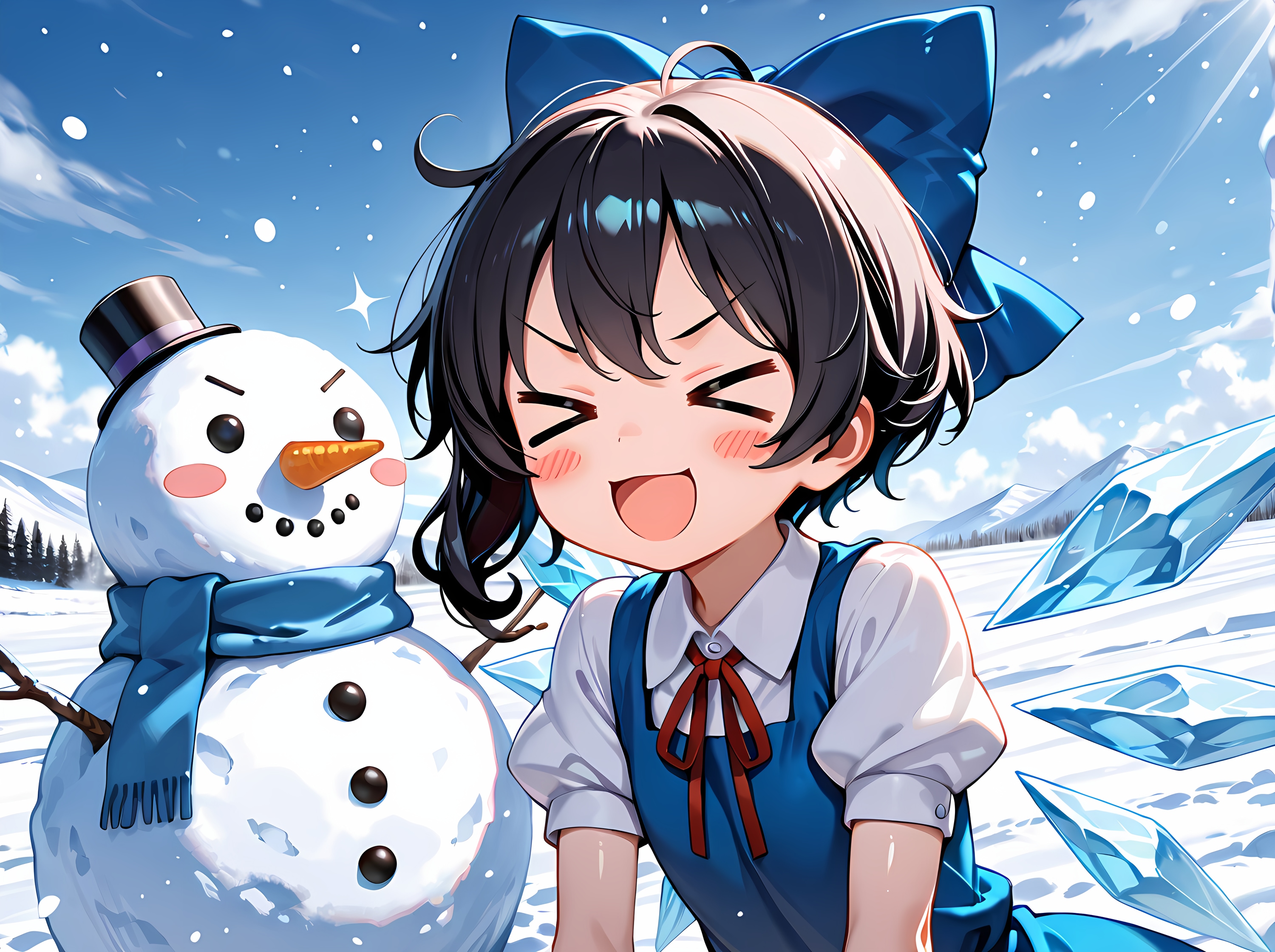 ⑨センちゃん | の人気AIイラスト・グラビア