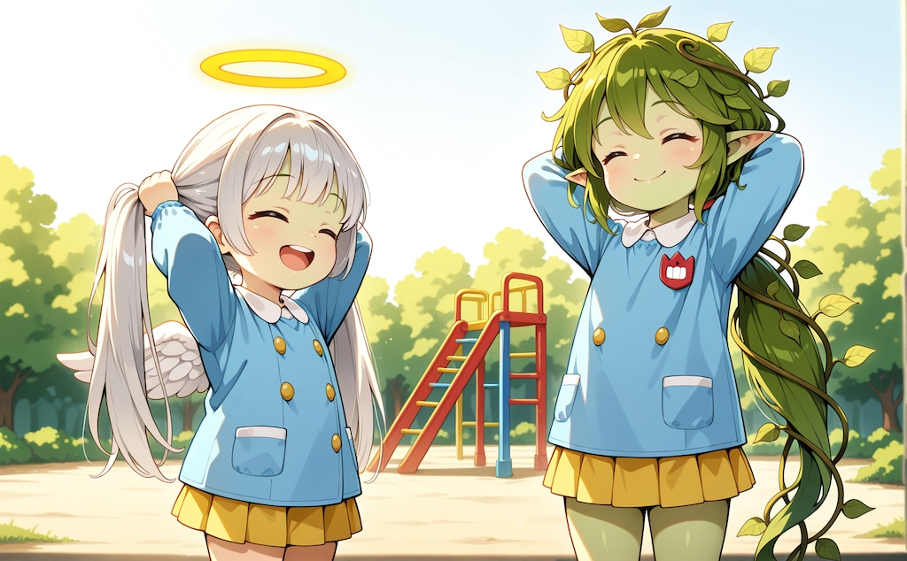 つのー、しっぽー！