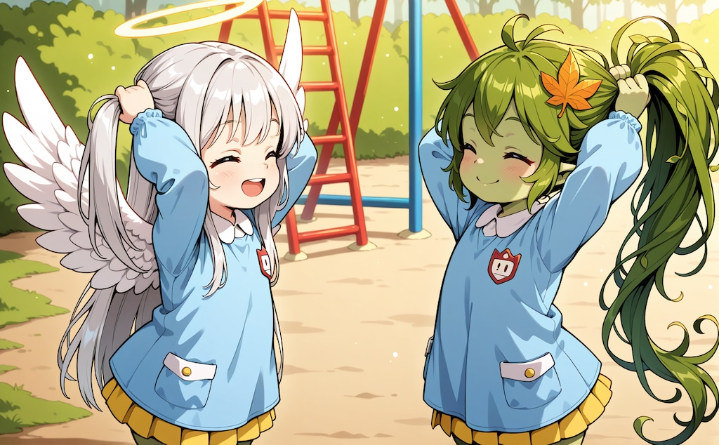 つのー、しっぽー！