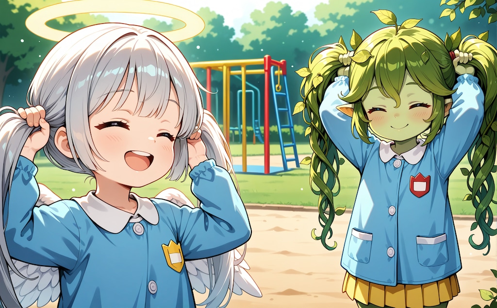 つのー、しっぽー！
