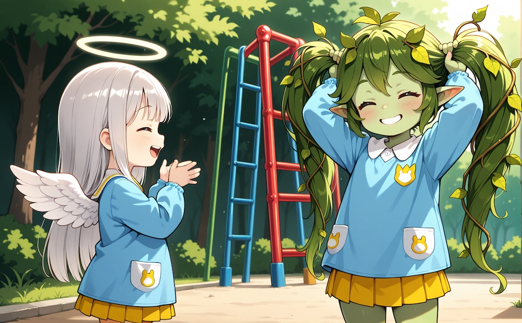 つのー、しっぽー！
