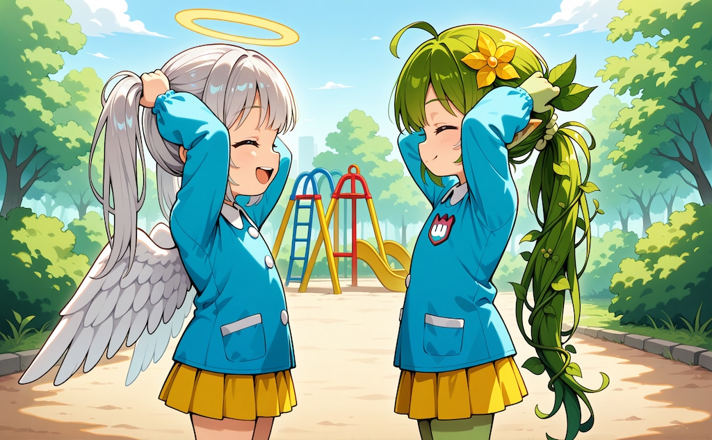 つのー、しっぽー！
