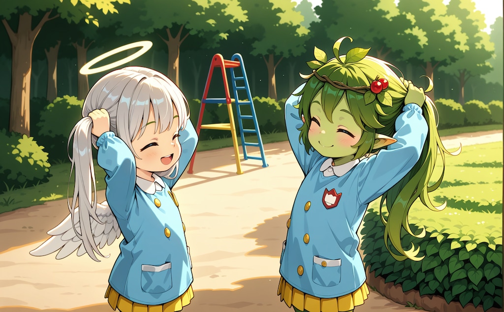 つのー、しっぽー！