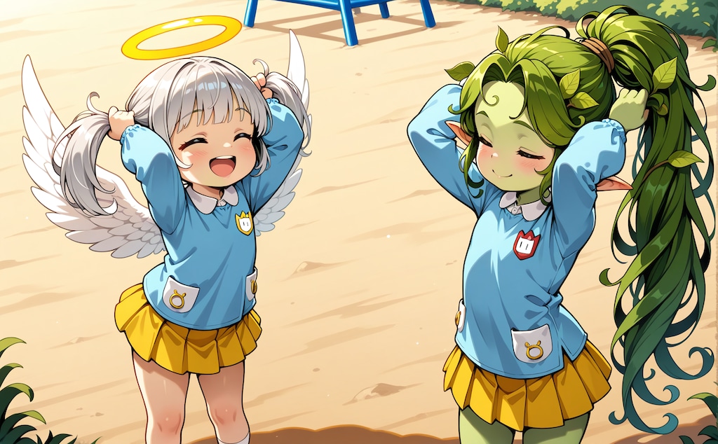 つのー、しっぽー！