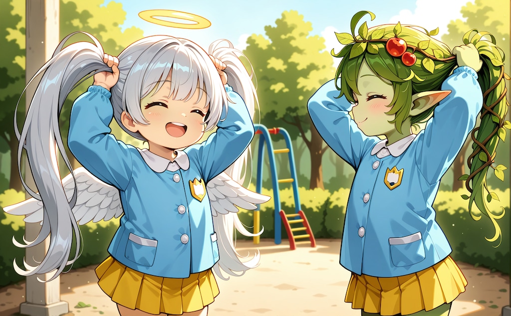 つのー、しっぽー！