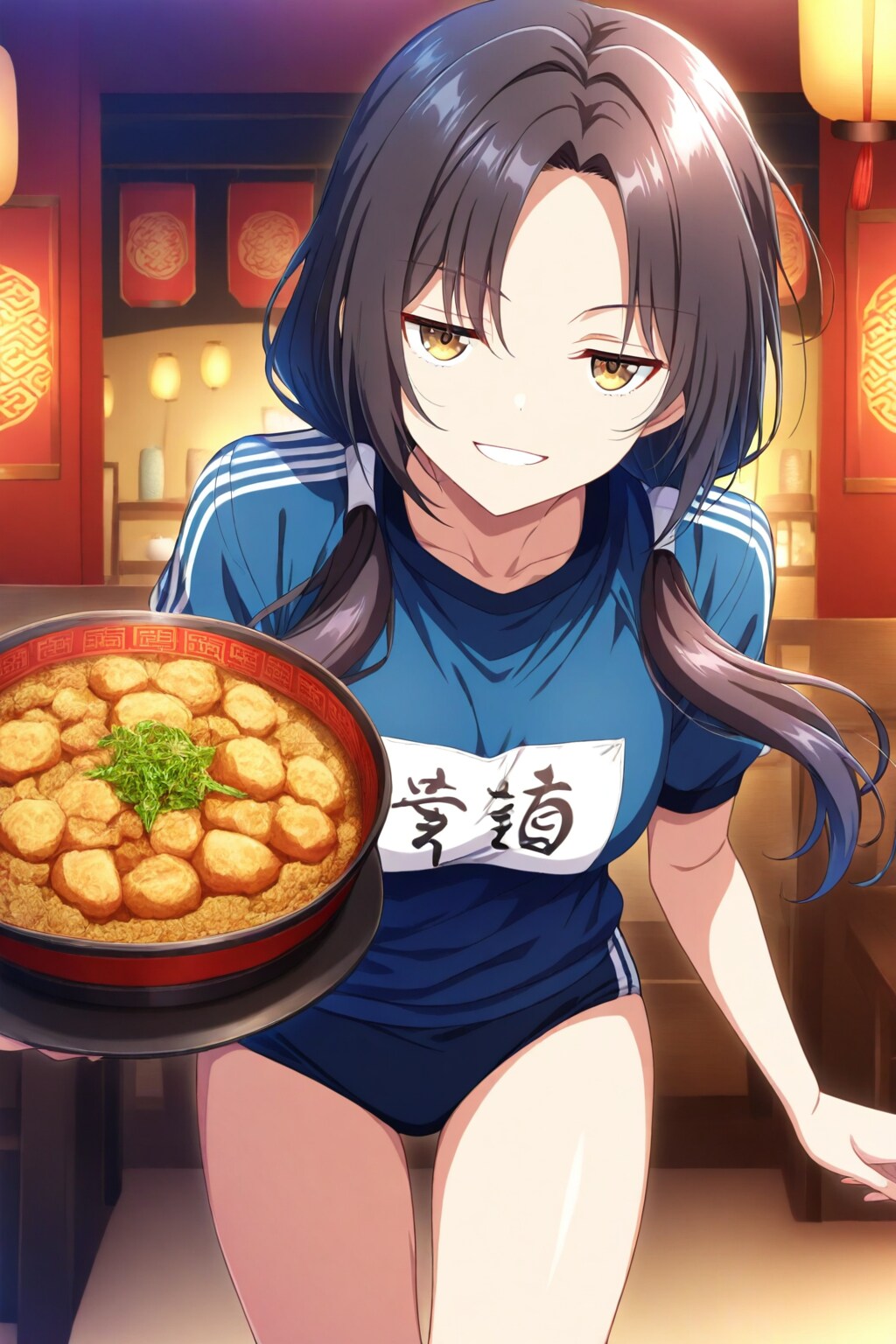 【ブルマ】母の店は本日ブルマデー