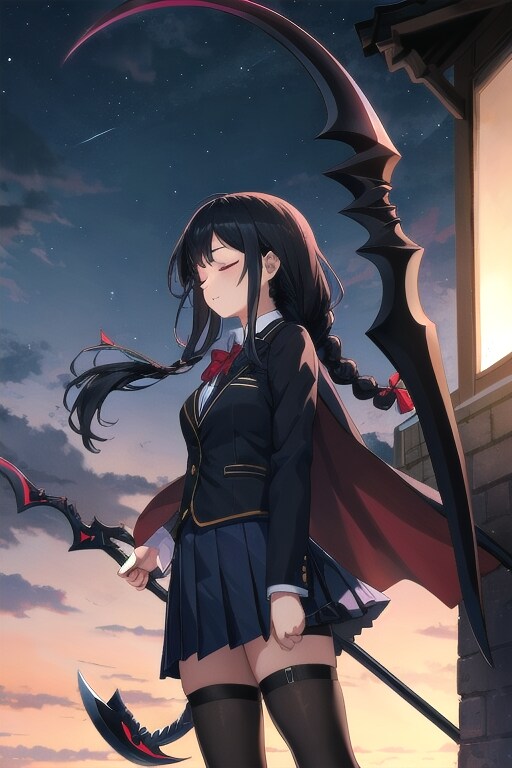 夜に佇む | の人気AIイラスト・グラビア