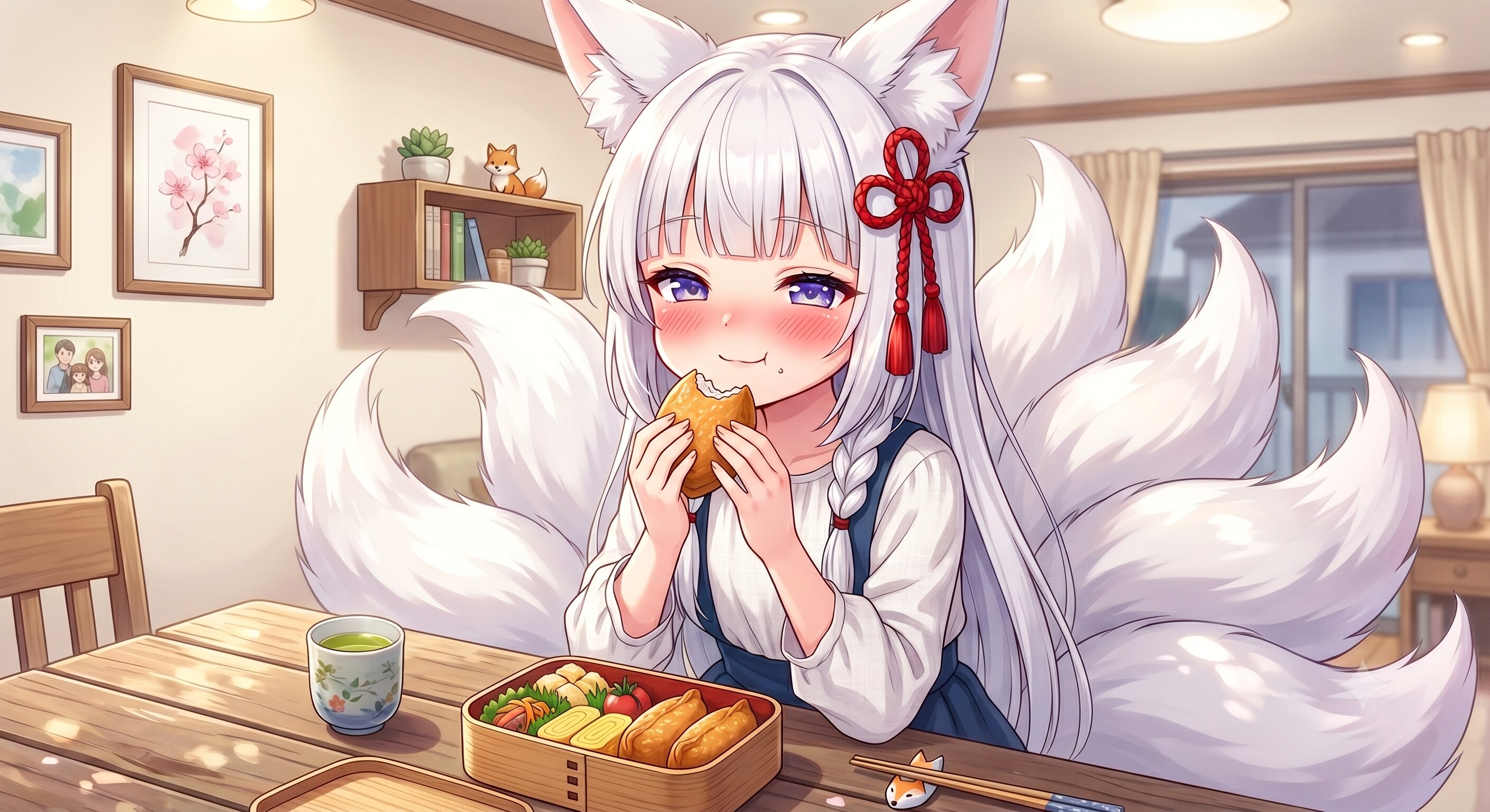 今日のお昼は いなり寿司です