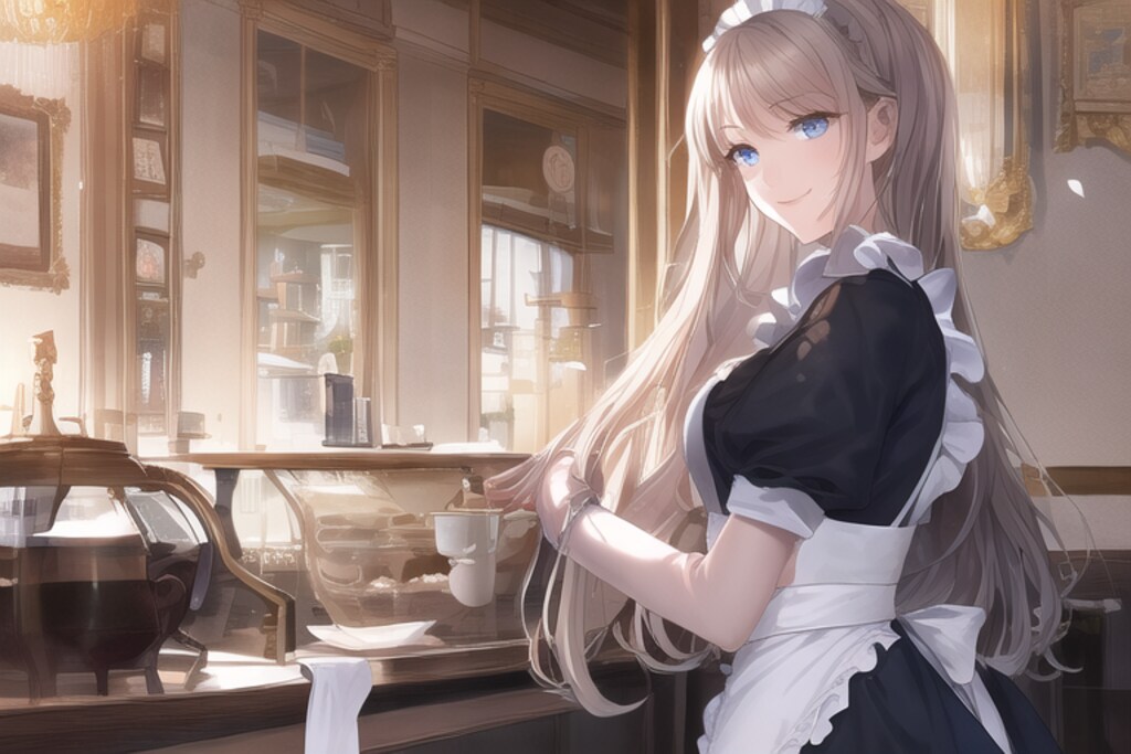 喫茶店でバイトします