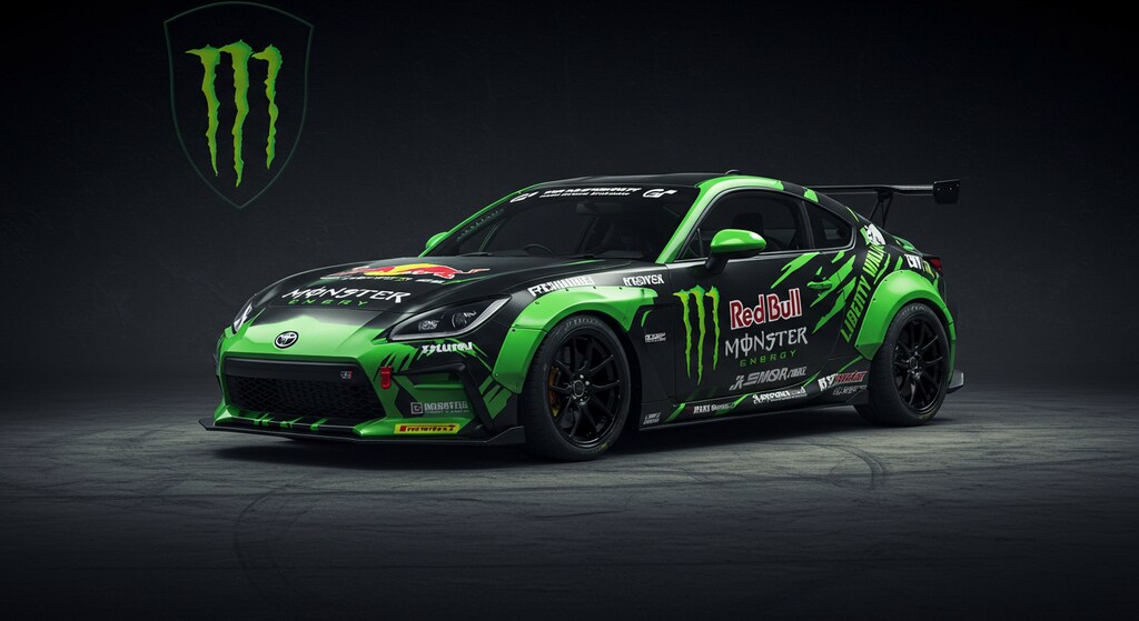 モンスターエナジーGR86レーシングカー