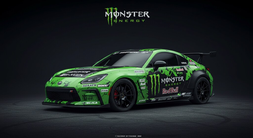 モンスターエナジーGR86レーシングカー